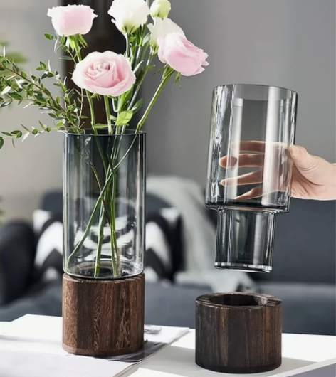 轻奢北欧风玻璃花瓶清货了！轻奢创意花瓶 手...