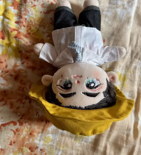 棉花娃娃20cm，有属性，身上带衣服80一...