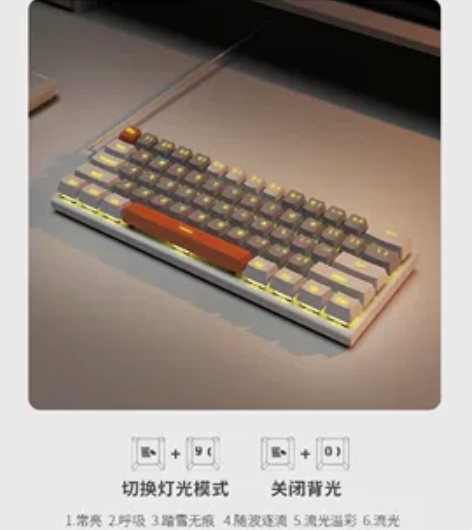 E-YOOSO 有线机械键盘  迷你便携键...