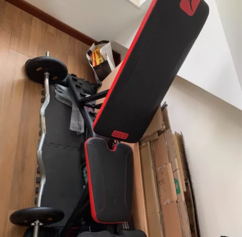 迪卡侬自有品牌，domyos哑铃卧推凳，闲...