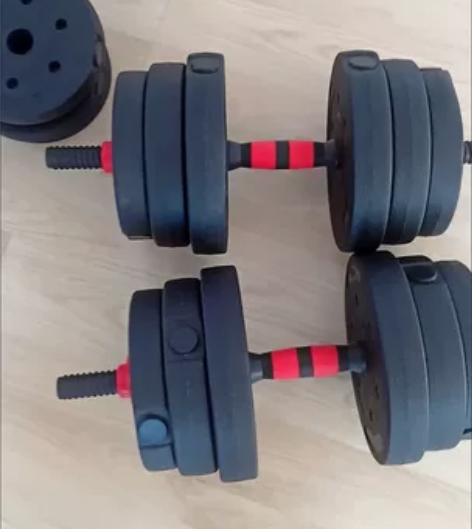 哑铃男士健身器材家用一对40斤可调节锻炼杠...