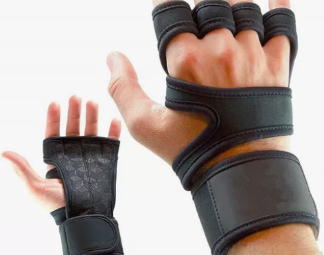 跨境运动半指手套哑铃耐磨瑜伽手套器械训练健...