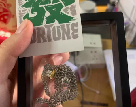 欧美潮牌健身哑铃项链男生潮流时尚吊坠肌肉男...