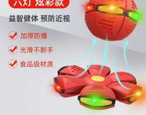【88狂欢价】弹力踩踩球飞碟变形球儿童户外...