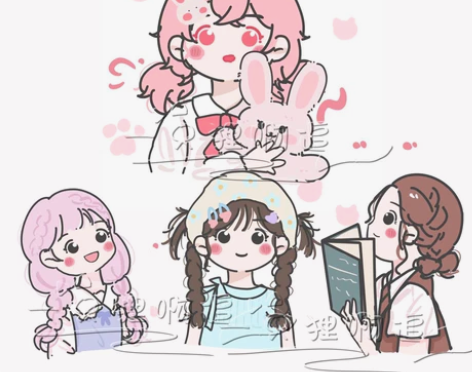 【拍一赠一～当天出图～】Q版手绘头像设计定...