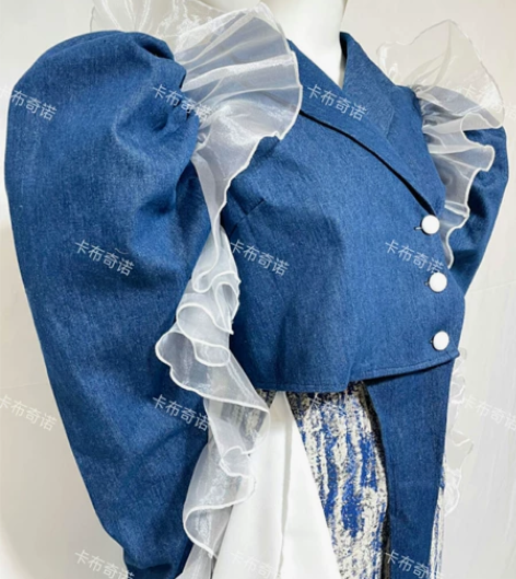 服装效果图款式图设计打板图手绘成衣制作作品...