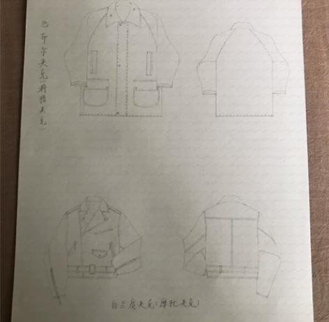 闲置手绘服装款式图 按张转卖 有兴趣的可以...