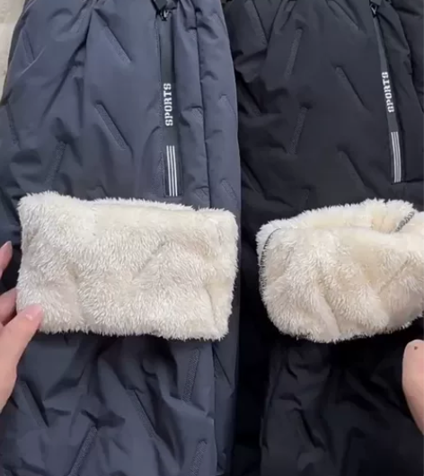 【特价物超所值】冬季加绒加厚保暖冲锋棉裤男...