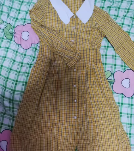 乐伊尚品牌连衣裙文艺风 尺码l.165/8...