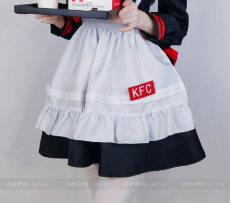 【出/换】原神诺艾尔女仆cos 衣服+假毛...