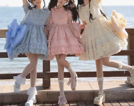 【苏御原创设计】小雪糕纯色Lolita裙夏...