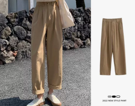 全新，棉麻休闲裤女夏季薄款高腰显瘦宽松阔腿...